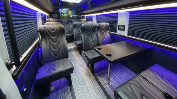 lexington 18 passenger sprinter van interior