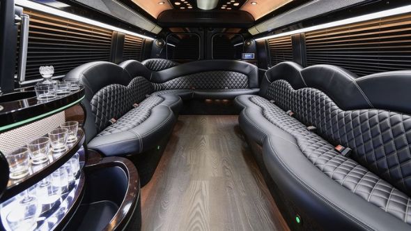 sprinter limousine inside lexington